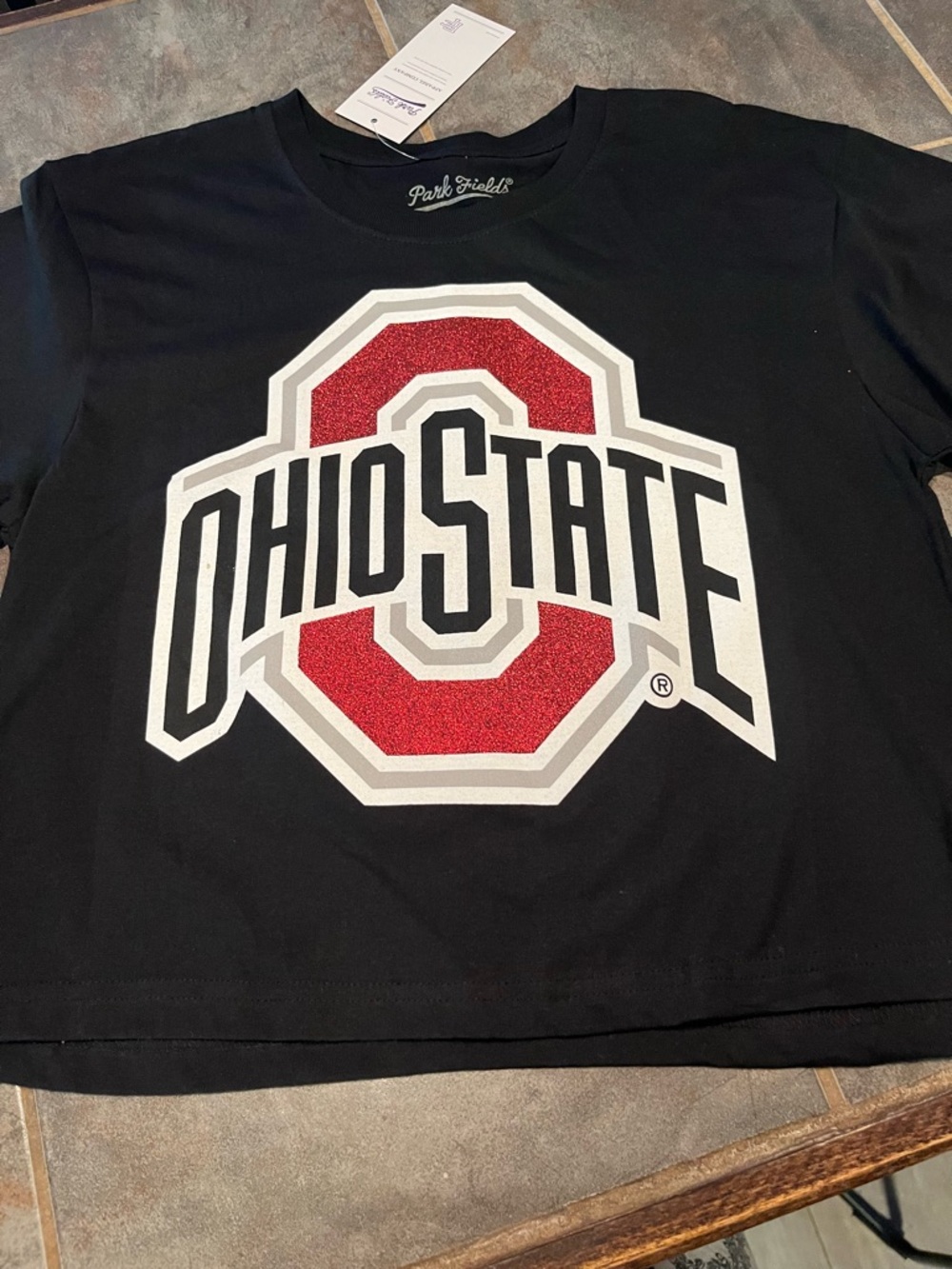 Ohio State Short Sleeve Tee - Black/Red
